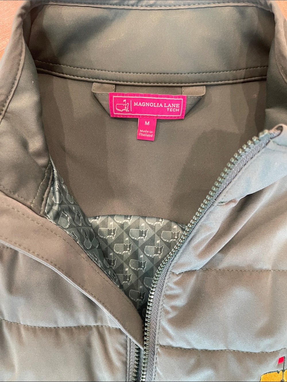 Masters Women’s Magnolia Lane Tech Olive Green Quilted Vest - Picture 2 of 5